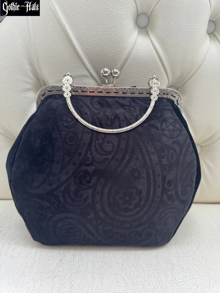 Black Damask Bag M