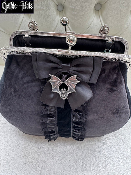 Black Damask Bag M