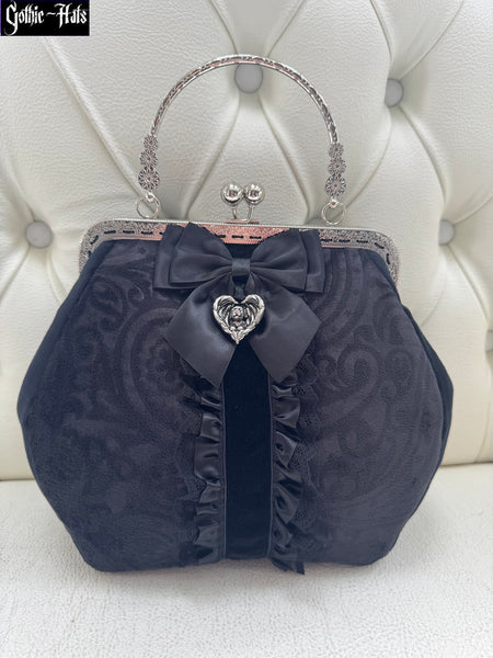 Black Damask Bag M*