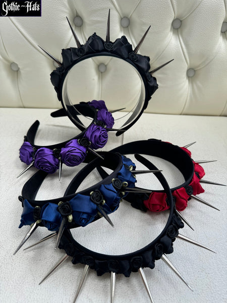 Spikes n Roses Headdress Tqu