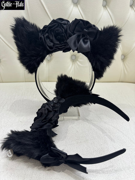 Black Cat Headdress