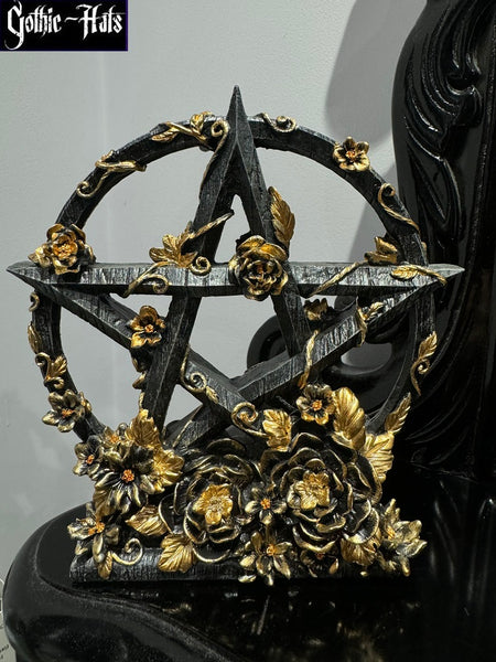 Floral Decorative Pentagram Ornament