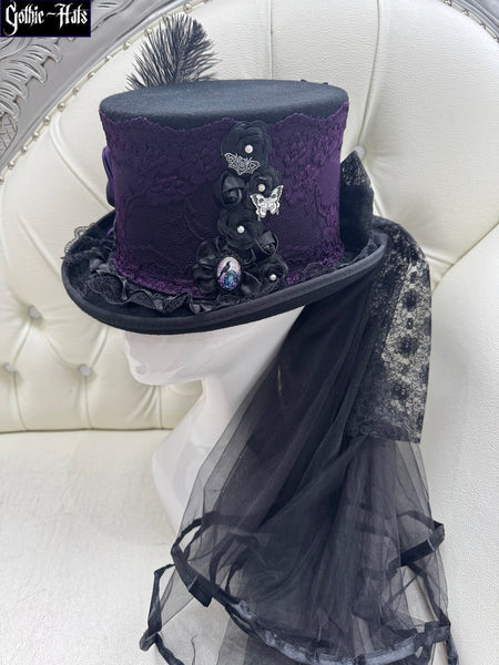 Prp Raven Cameo Top Hat 56cm